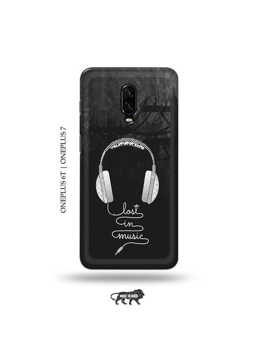 tweakymod designer printed hard case | lost in music back cover compatible with oneplus 6t, oneplus 7 - 19048533 - Very Small Image - 1