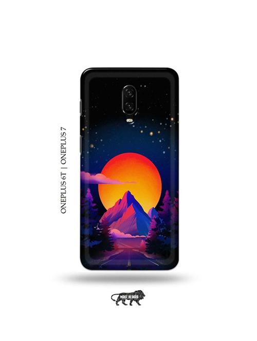 tweakymod designer printed hard case | mountain back cover compatible with oneplus 6t, oneplus 7 - 19048544 - Very Small Image - 1