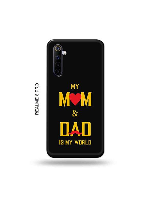 tweakymod designer printed hard case | mom dad back cover compatible with realme 6 pro - 19051436 - Very Small Image - 1