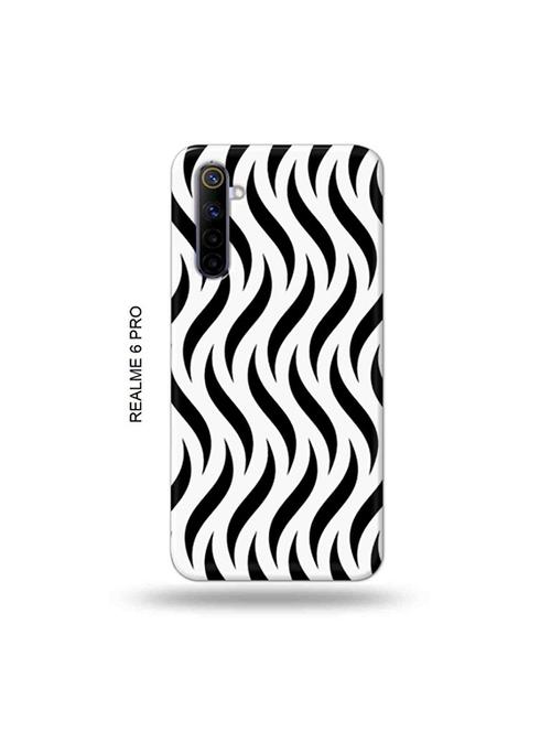 tweakymod designer printed hard case | curvy strips back cover compatible with realme 6 pro - 19051606 - Very Small Image - 1