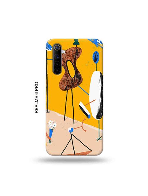 tweakymod designer printed hard case | tribal art back cover compatible with realme 6 pro - 19051615 - Very Small Image - 1
