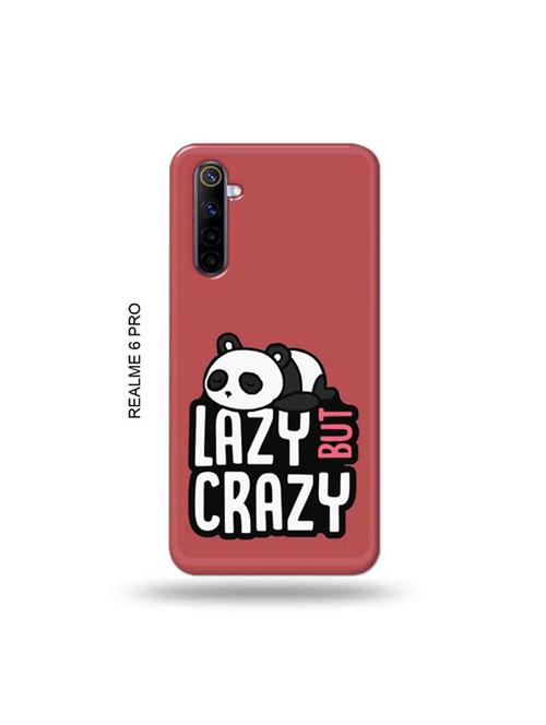 tweakymod designer printed hard case | crazy panda back cover compatible with realme 6 pro - 19051620 - Very Small Image - 1