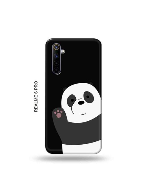 tweakymod designer printed hard case | hello panda back cover compatible with realme 6 pro - 19051622 - Very Small Image - 1