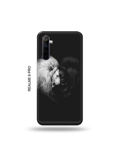 tweakymod designer printed hard case | lions back cover compatible with realme 6 pro - 19051626 - Very Small Image - 1