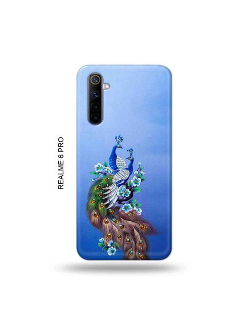 tweakymod designer printed hard case | peacock couple back cover compatible with realme 6 pro - 19051632 - Very Small Image - 1