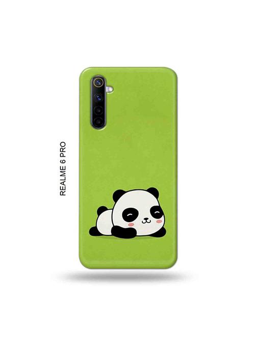 tweakymod designer printed hard case | lazy panda back cover compatible with realme 6 pro - 19051657 - Very Small Image - 1