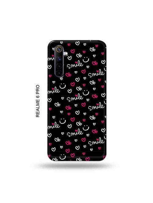 tweakymod designer printed hard case | smile doodle back cover compatible with realme 6 pro - 19051686 - Very Small Image - 1