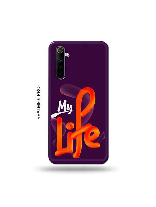 tweakymod designer printed hard case | my life back cover compatible with realme 6 pro - 19051716 - Very Small Image - 1