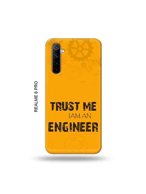 tweakymod designer printed hard case | trust me i am engineer back cover compatible with realme 6 pro - 19051725 - Very Small Image - 1