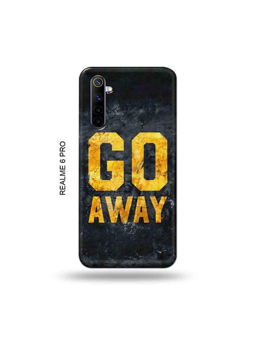 tweakymod designer printed hard case | go away back cover compatible with realme 6 pro - 19051734 - Very Small Image - 1