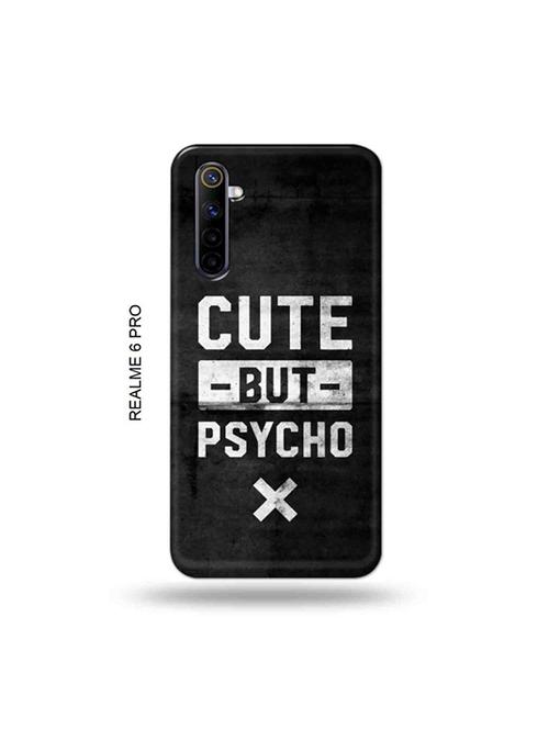 tweakymod designer printed hard case | cute but psycho back cover compatible with realme 6 pro - 19051740 - Very Small Image - 1
