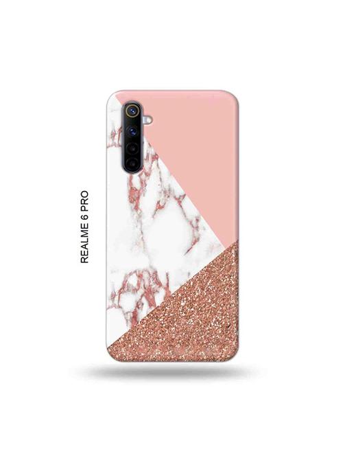 tweakymod designer printed hard case | glitter marble back cover compatible with realme 6 pro - 19051748 - Very Small Image - 1