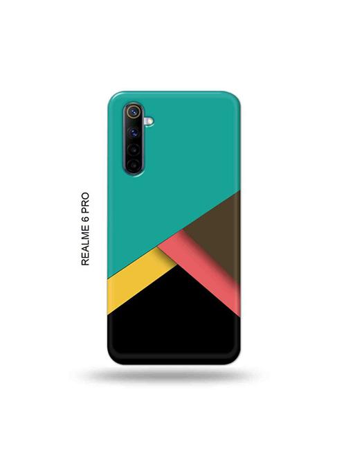 tweakymod designer printed hard case | blue strips back cover compatible with realme 6 pro - 19051776 - Very Small Image - 1