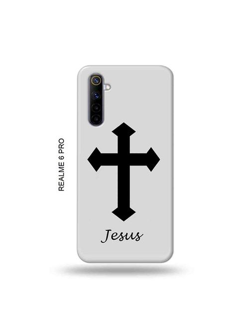 tweakymod designer printed hard case | jesus cross back cover compatible with realme 6 pro - 19051801 - Very Small Image - 1