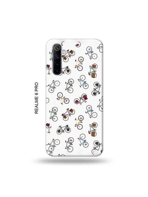 tweakymod designer printed hard case | cycle love back cover compatible with realme 6 pro - 19051822 - Very Small Image - 1