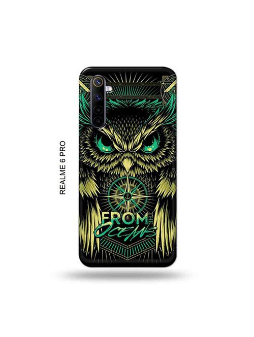 tweakymod designer printed hard case | deadly owl back cover compatible with realme 6 pro - 19051837 - Very Small Image - 1