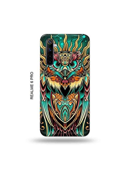 tweakymod designer printed hard case | tripy owl back cover compatible with realme 6 pro - 19051839 - Very Small Image - 1