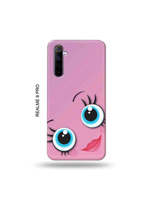 tweakymod designer printed hard case | girliey eyes back cover compatible with realme 6 pro - 19051840 - Very Small Image - 1
