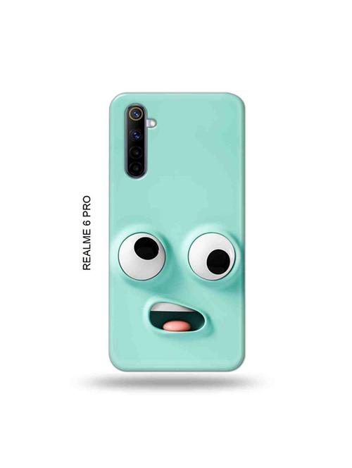 tweakymod designer printed hard case | funny face emoji back cover compatible with realme 6 pro - 19051847 - Very Small Image - 1