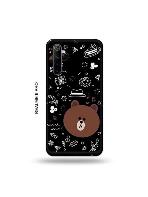 tweakymod designer printed hard case | teddy back cover compatible with realme 6 pro - 19051871 - Very Small Image - 1