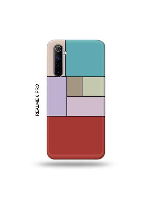 tweakymod designer printed hard case | blocks back cover compatible with realme 6 pro - 19051899 - Very Small Image - 1