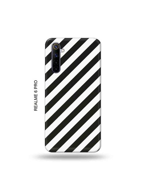tweakymod designer printed hard case | white black back cover compatible with realme 6 pro - 19051917 - Very Small Image - 1