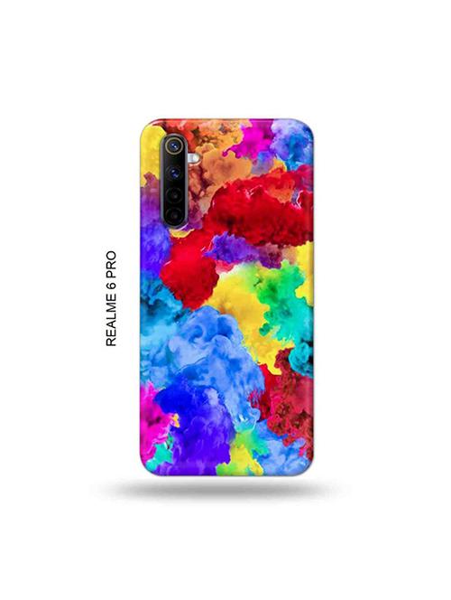 tweakymod designer printed hard case | colour holi back cover compatible with realme 6 pro - 19051933 - Very Small Image - 1