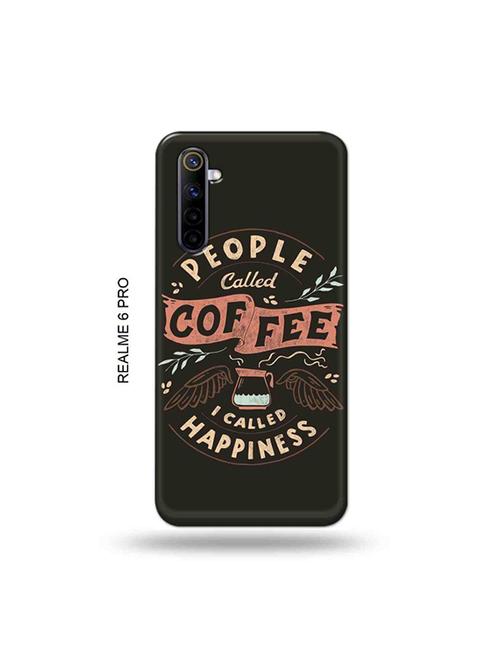 tweakymod designer printed hard case | people coffee hapiness back cover compatible with realme 6 pro - 19051961 - Very Small Image - 1