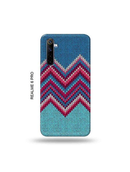 tweakymod designer printed hard case | woolen strips back cover compatible with realme 6 pro - 19051970 - Very Small Image - 1