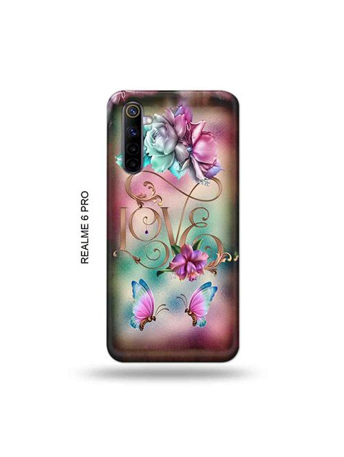 tweakymod designer printed hard case | floral love back cover compatible with realme 6 pro - 19051979 - Very Small Image - 1