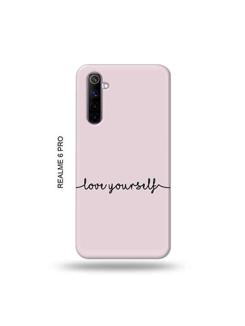 tweakymod designer printed hard case | love yourself back cover compatible with realme 6 pro - 19052010 - Very Small Image - 1