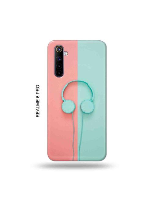 tweakymod designer printed hard case | hipster headset back cover compatible with realme 6 pro - 19052098 - Very Small Image - 1