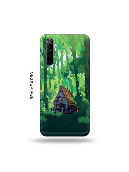 tweakymod designer printed hard case | forest house back cover compatible with realme 6 pro - 19052111 - Very Small Image - 1