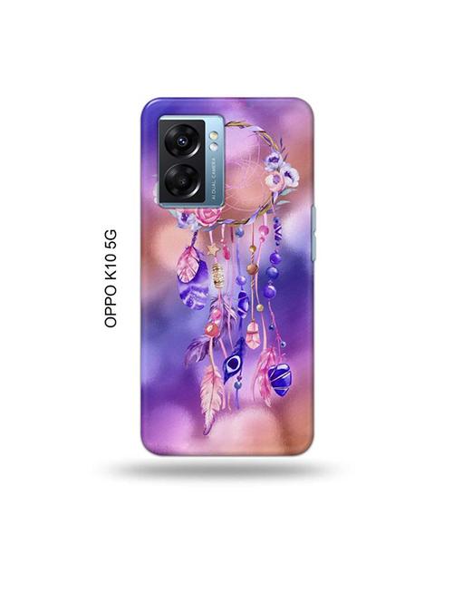 tweakymod designer printed hard case | feather dream catcher back cover compatible with oppo k10 5g - 19054111 - Very Small Image - 1