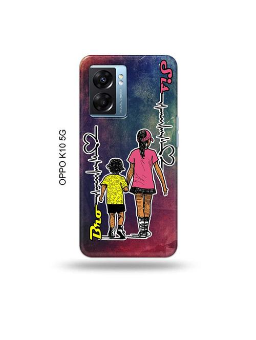 tweakymod designer printed hard case | bro sis back cover compatible with oppo k10 5g - 19054150 - Very Small Image - 1