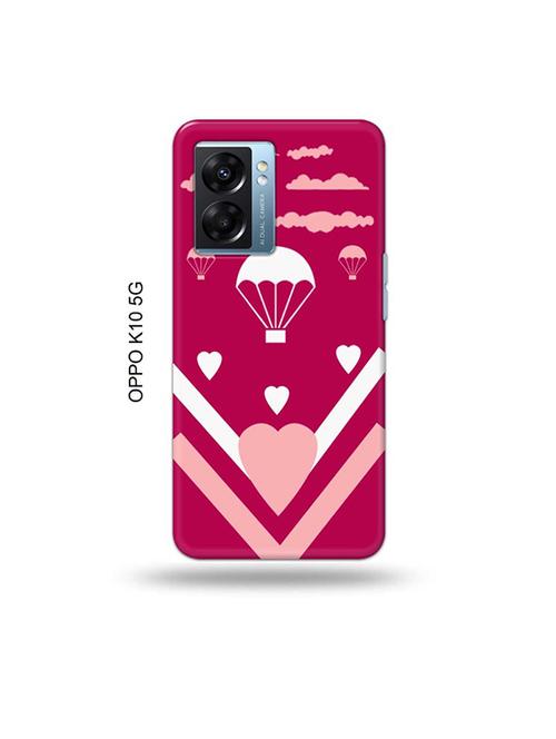 tweakymod designer printed hard case | parachute love back cover compatible with oppo k10 5g - 19054225 - Very Small Image - 1