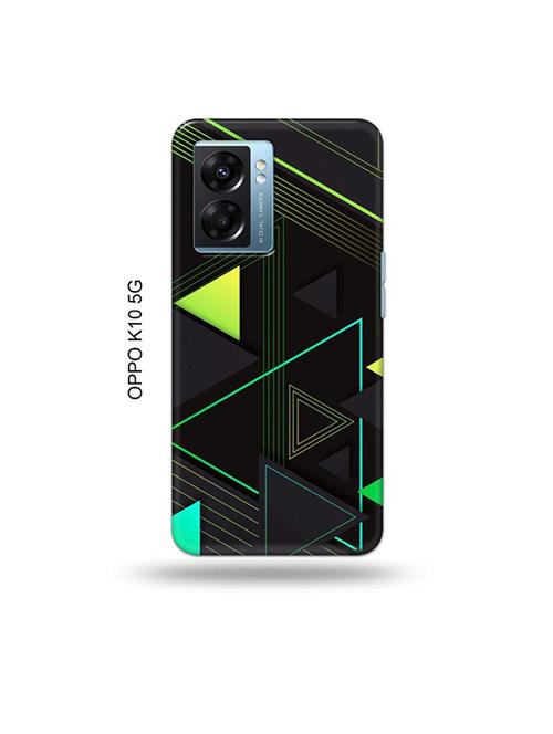 tweakymod designer printed hard case | triangular design back cover compatible with oppo k10 5g - 19054249 - Very Small Image - 1