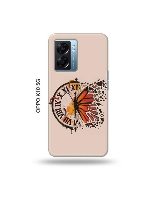 tweakymod designer printed hard case | clock butterfly back cover compatible with oppo k10 5g - 19054293 - Very Small Image - 1