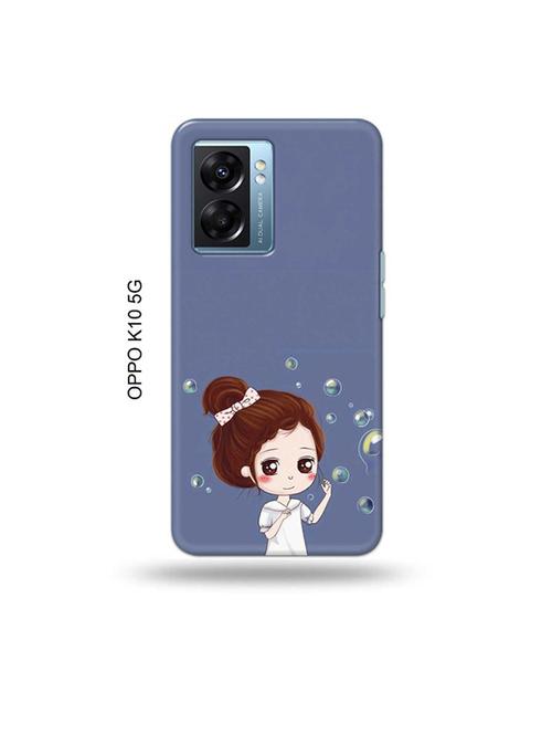 tweakymod designer printed hard case | bubble girl back cover compatible with oppo k10 5g - 19054301 - Very Small Image - 1