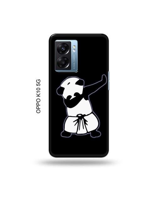 tweakymod designer printed hard case | panda dab back cover compatible with oppo k10 5g - 19054306 - Very Small Image - 1