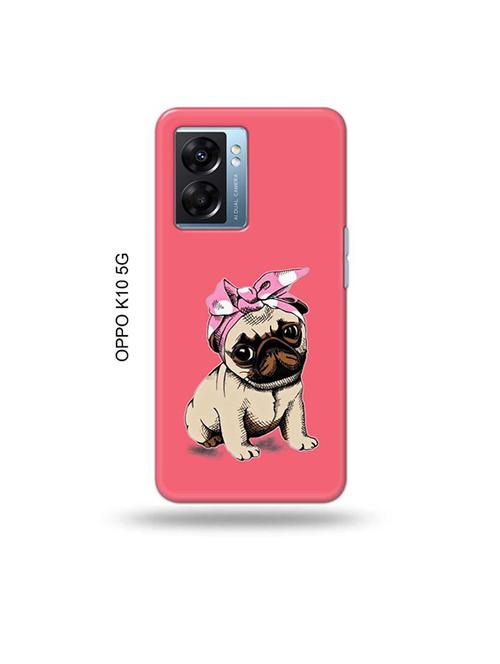 tweakymod designer printed hard case | cute dog back cover compatible with oppo k10 5g - 19054311 - Very Small Image - 1