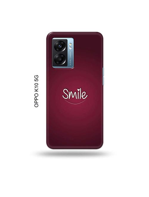 tweakymod designer printed hard case | smile back cover compatible with oppo k10 5g - 19054319 - Very Small Image - 1