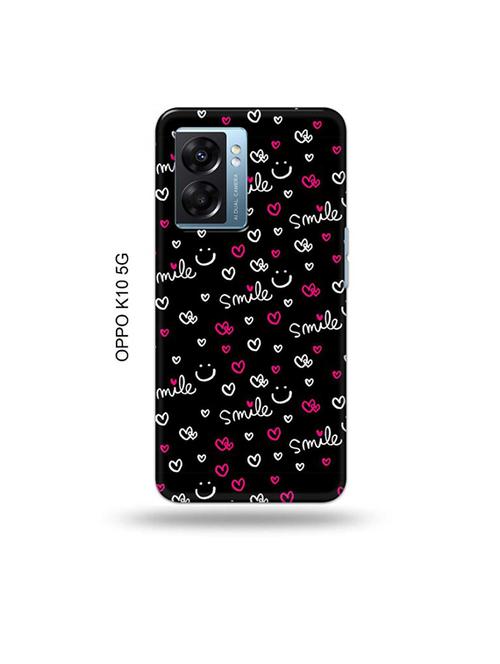 tweakymod designer printed hard case | smile doodle back cover compatible with oppo k10 5g - 19054320 - Very Small Image - 1