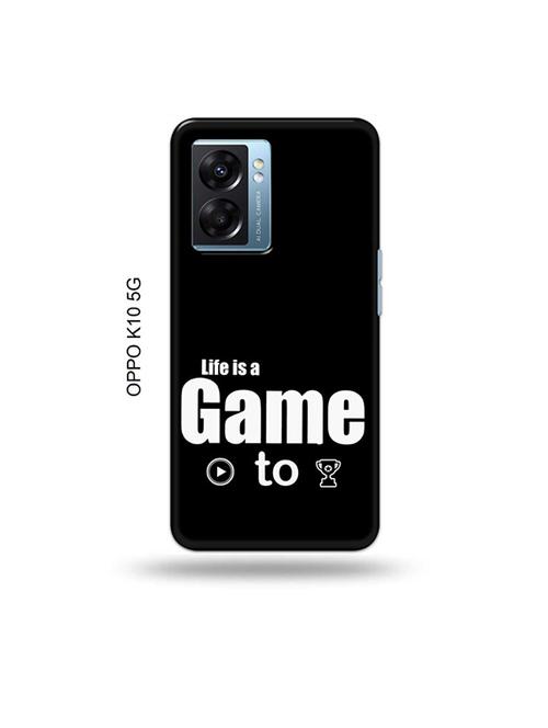 tweakymod designer printed hard case | life is a game paly to win back cover compatible with oppo k10 5g - 19054332 - Very Small Image - 1