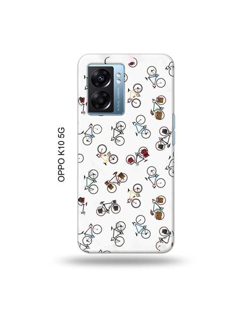 tweakymod designer printed hard case | cycle love back cover compatible with oppo k10 5g - 19054409 - Very Small Image - 1