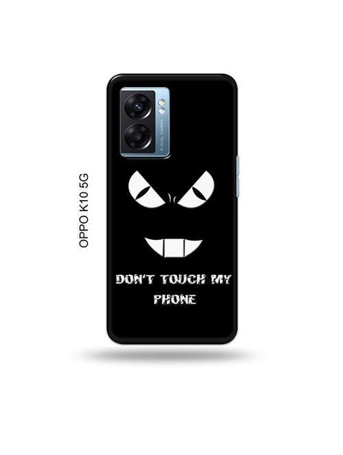 tweakymod designer printed hard case | don't touch my phone back cover compatible with oppo k10 5g - 19054411 - Very Small Image - 1
