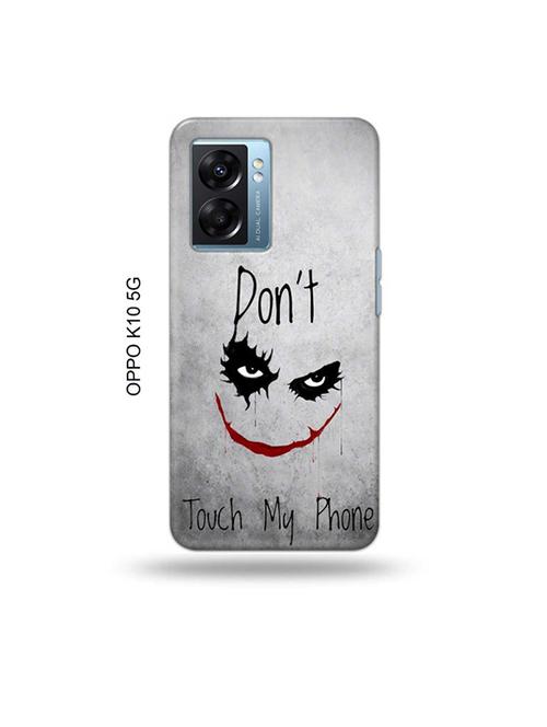 tweakymod designer printed hard case | don't touch my phone back cover compatible with oppo k10 5g - 19054414 - Very Small Image - 1