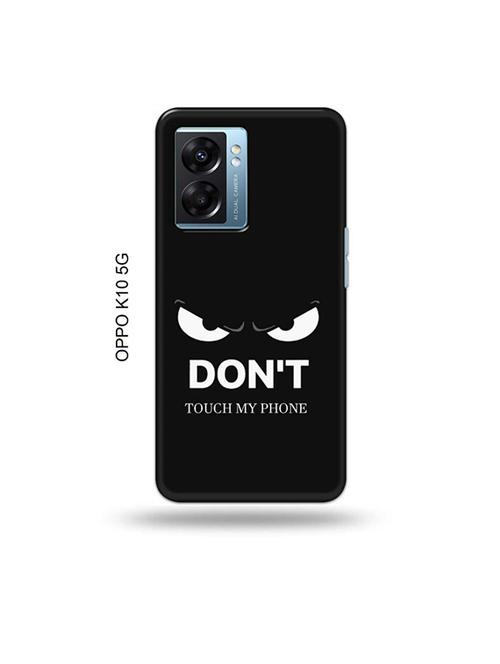 tweakymod designer printed hard case | don't touch my phone back cover compatible with oppo k10 5g - 19054419 - Very Small Image - 1