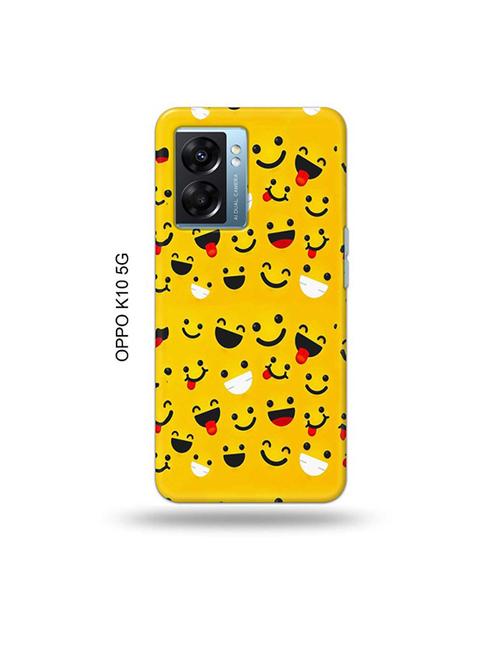 tweakymod designer printed hard case | emojis back cover compatible with oppo k10 5g - 19054445 - Very Small Image - 1