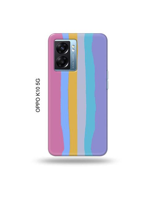 tweakymod designer printed hard case | rainbow new back cover compatible with oppo k10 5g - 19054446 - Very Small Image - 1